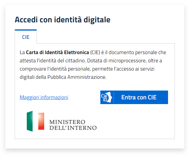 cie open id accesso